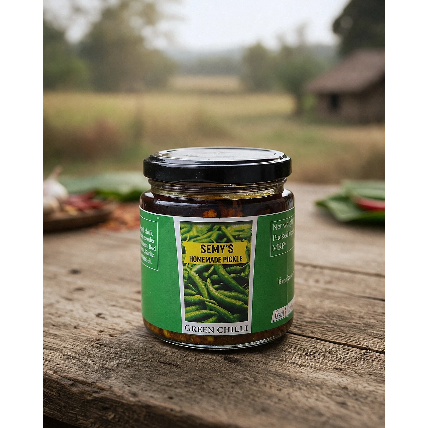 Semy's Homemade Green Chillies Pickle — from Nagaland, North East India