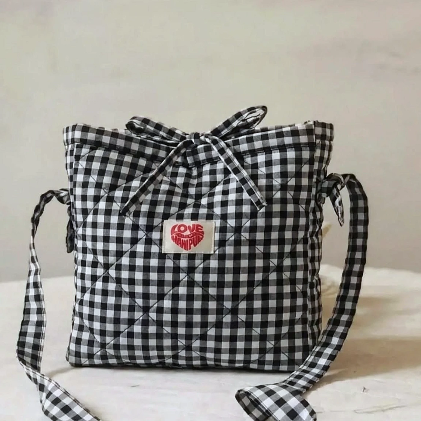 Black Sling Bag — from Manipur, North East India