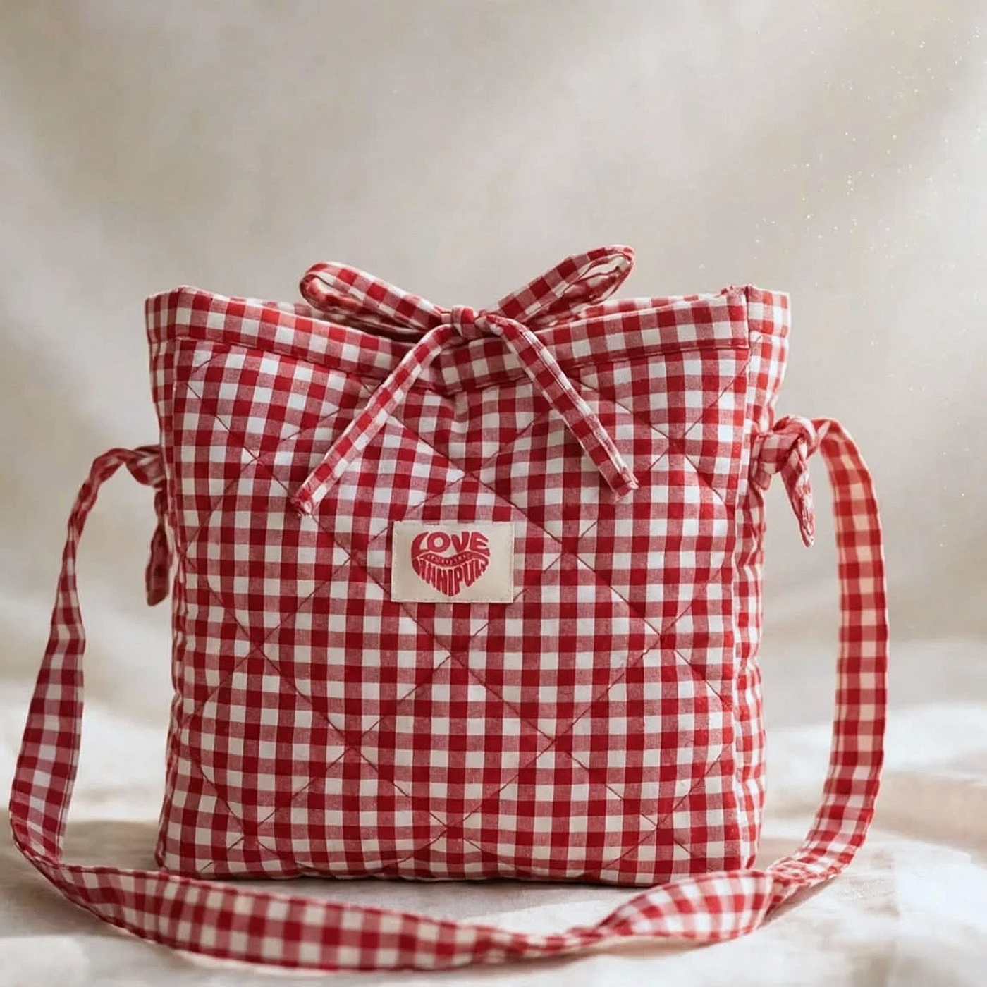 Red Sling Bag — from Manipur, North East India