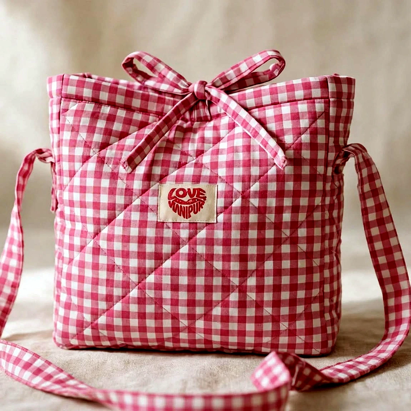 Pink Sling Bag — from Manipur, North East India