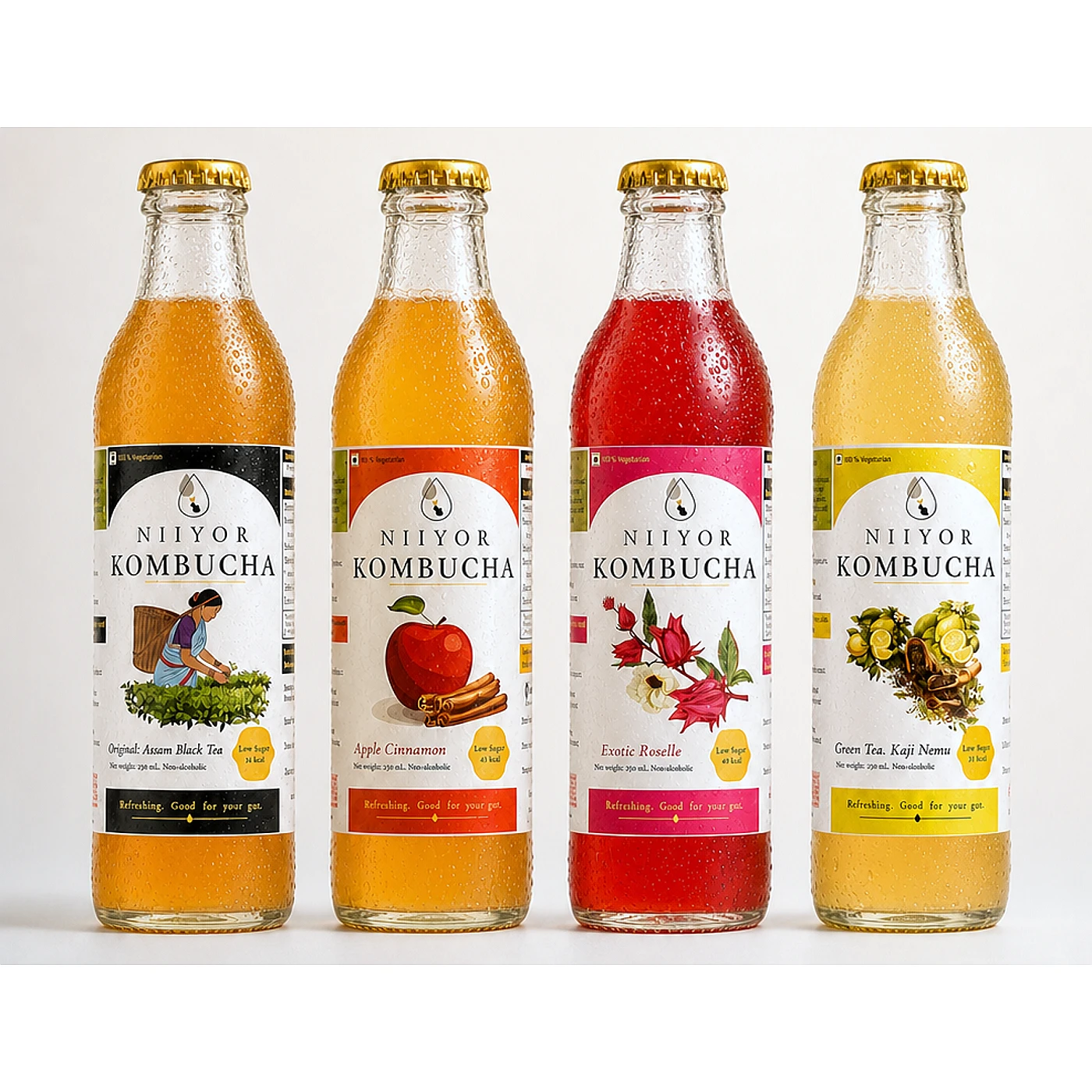 Niiyor Kombucha All Combo Pack — handmade in Assam, North East India