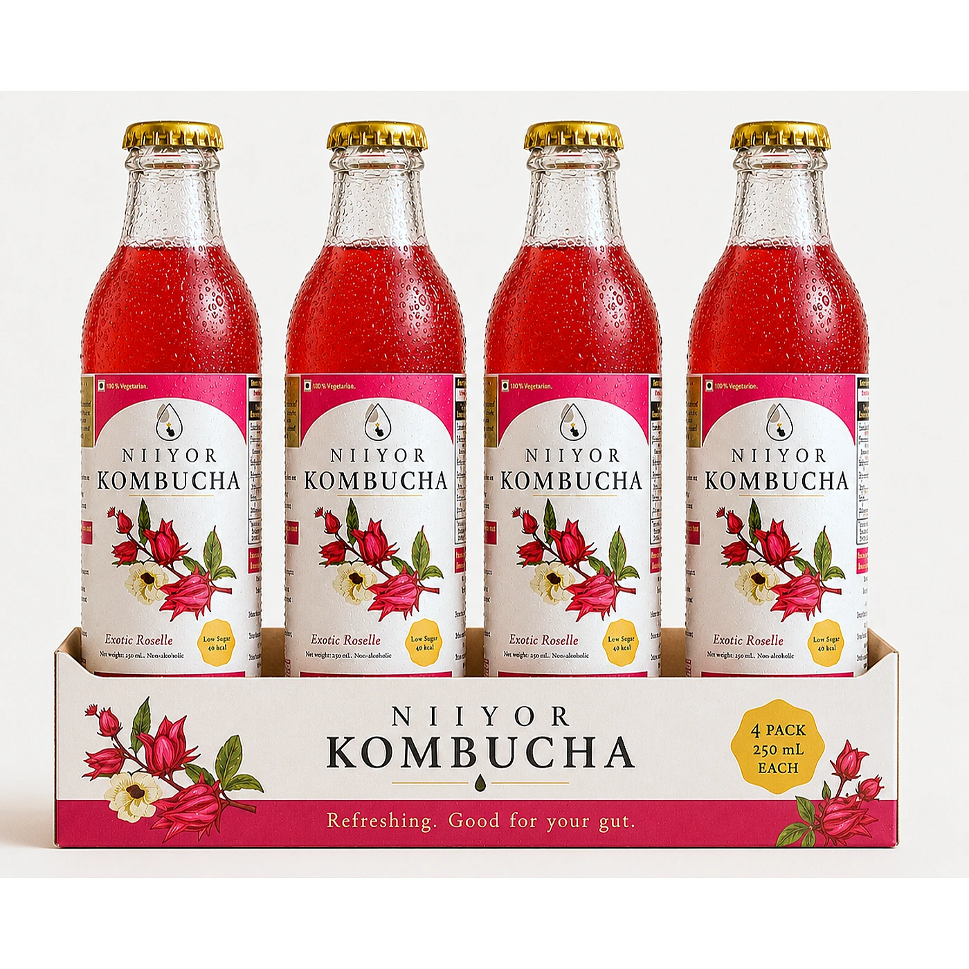 Exotic Roselle Kombucha — from Assam, North East India