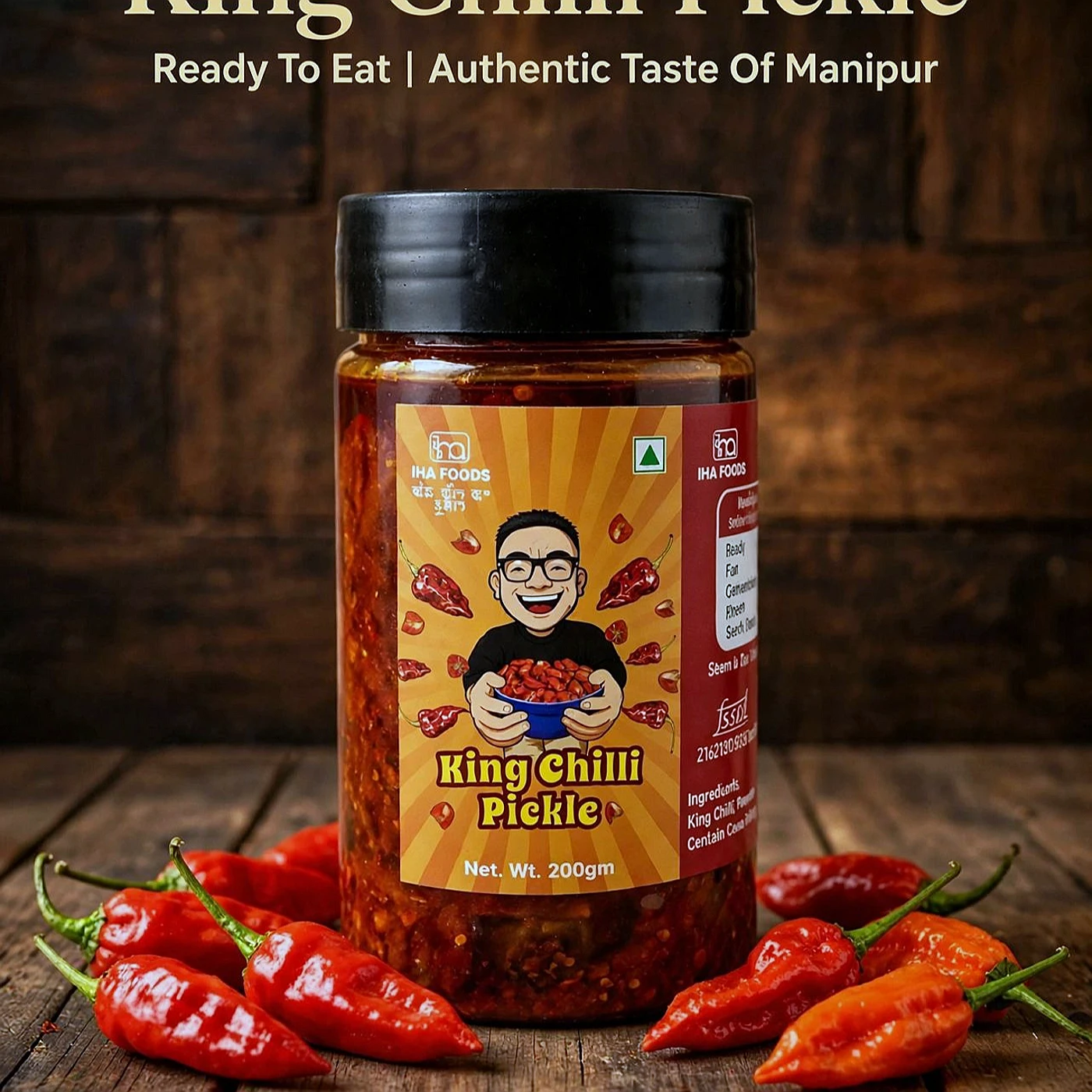Naochis King Chilli Pickle — from Manipur, North East India