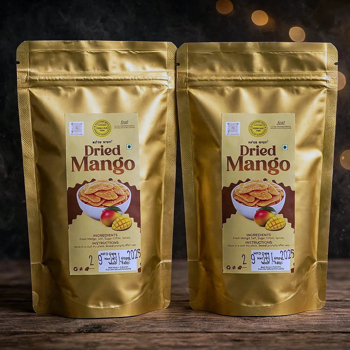 Dried Mango (60gm Pack of 2) — from Manipur, North East India