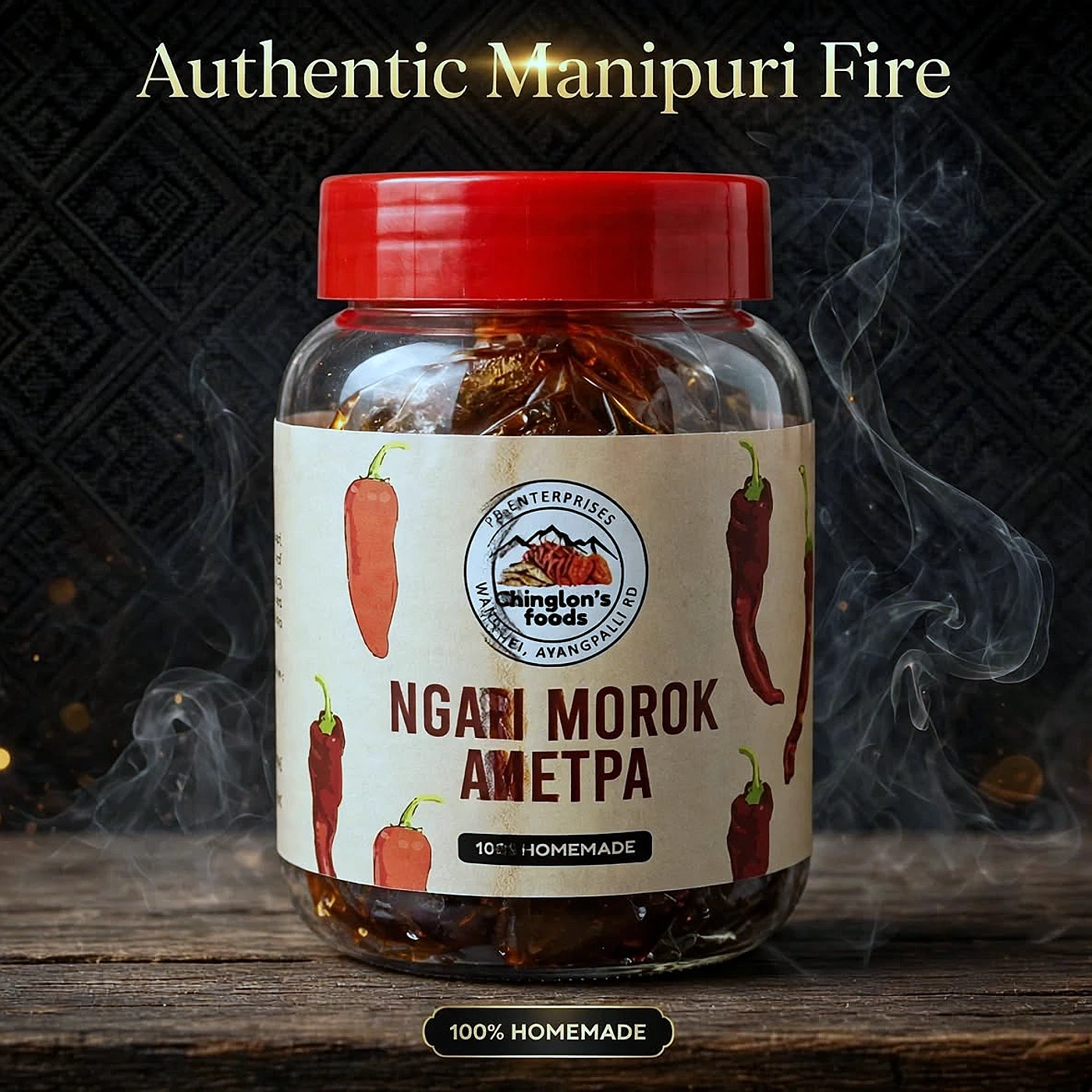 Ngari Morok Ametpa Big Size (Fermented Fish & Chilli Pickle) — from Manipur, North East India