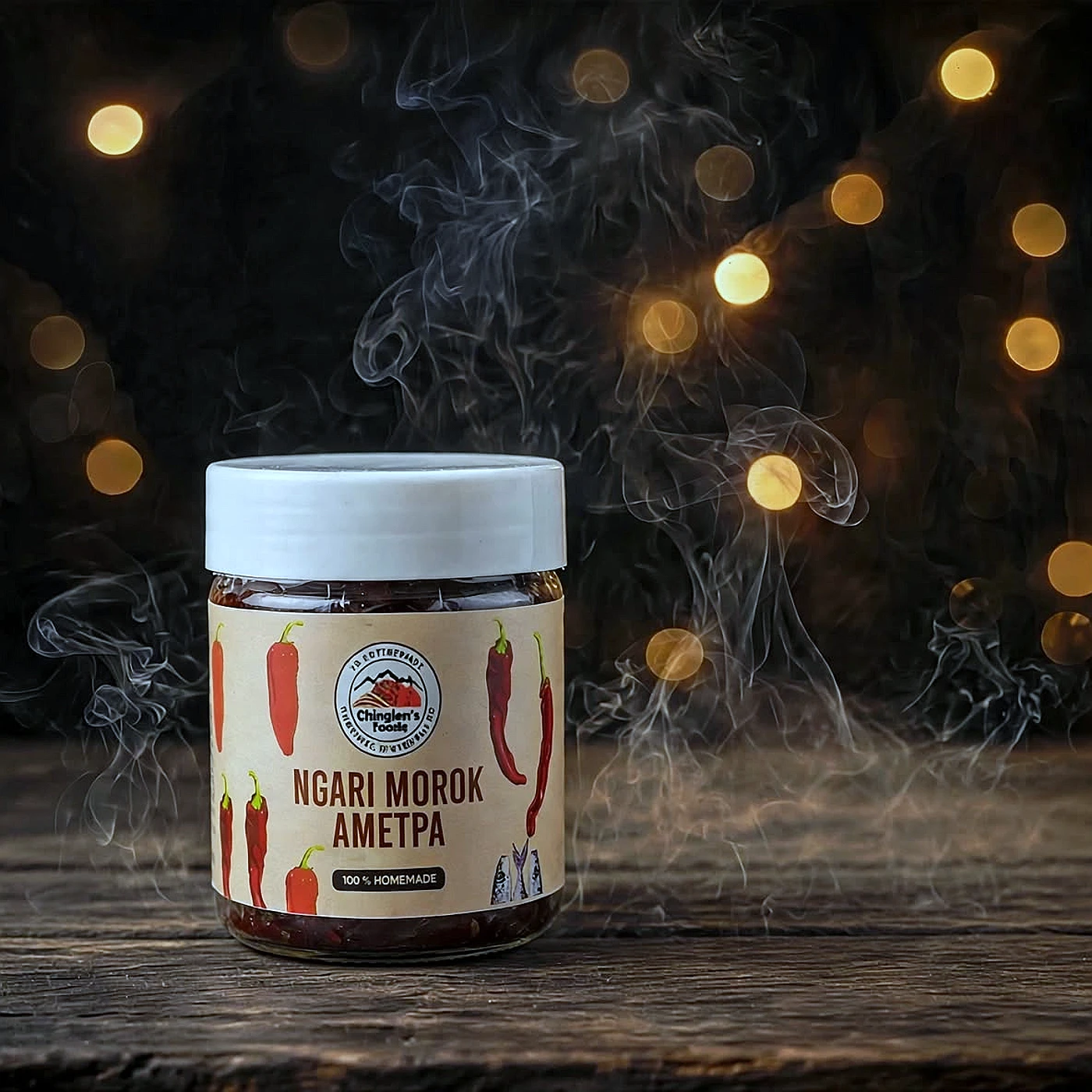 Ngari Morok Ametpa Small Size (Fermented Fish & Chilli Pickle) — from Manipur, North East India