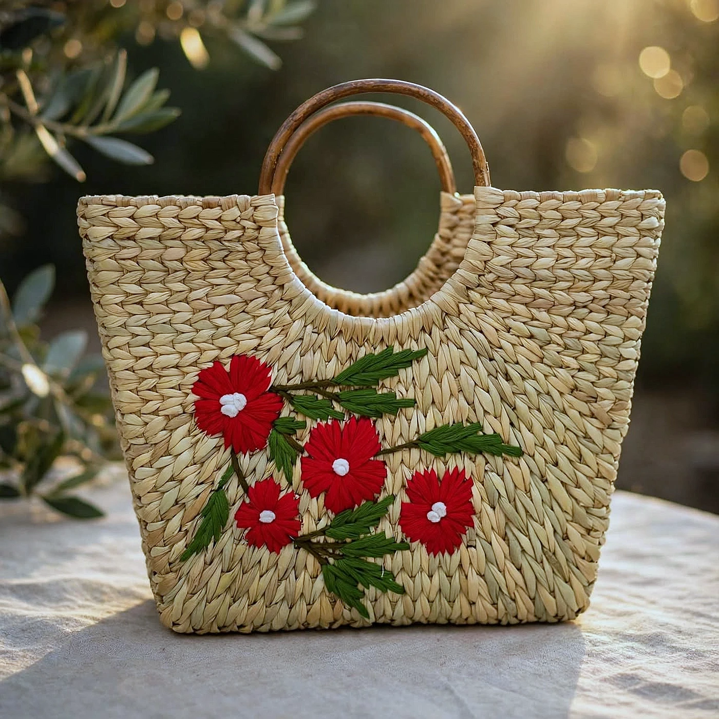 Kouna Floral U bag — from Manipur, North East India