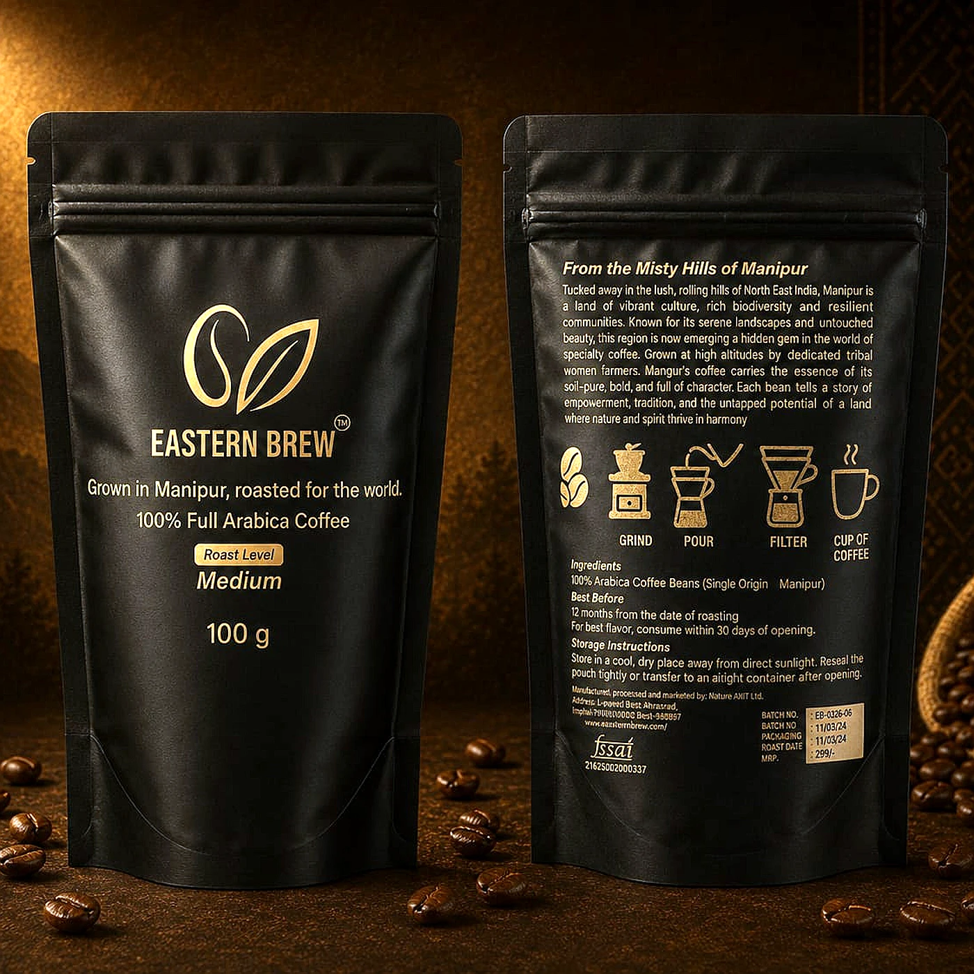 Eastern Brew Coffee — handmade in North East India